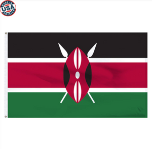 3x5' Kenya stick flag