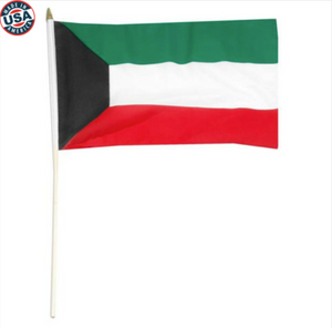 12x18" Kuwait stick flag