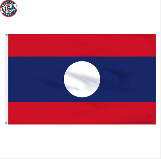 Laos Nylon Flag