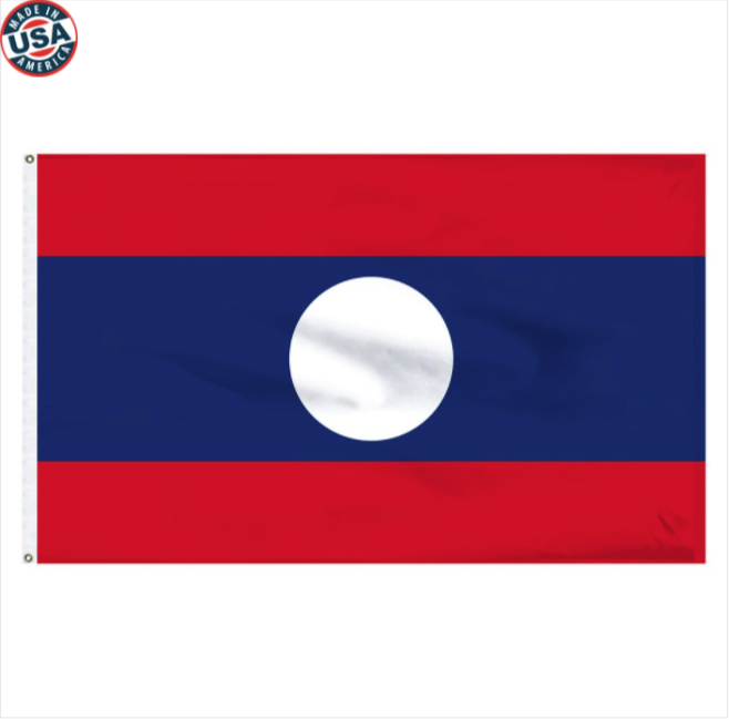 3x5' Laos Nylon flag
