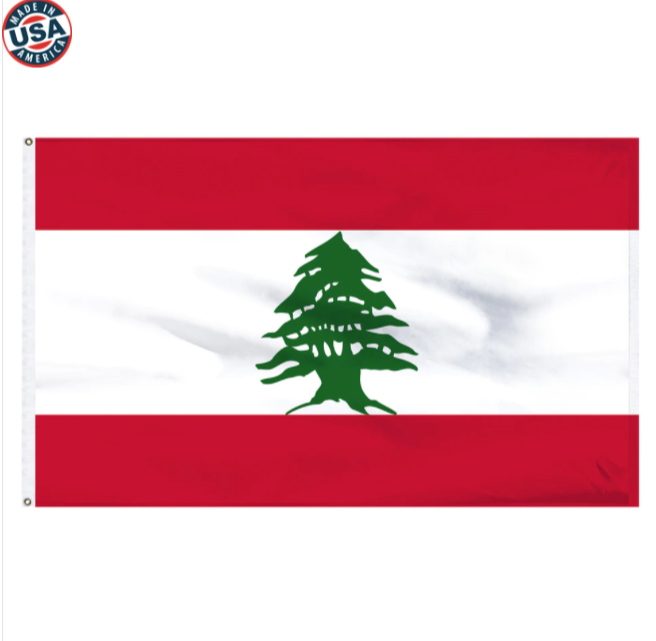 3x5' Lebanon Nylon flag