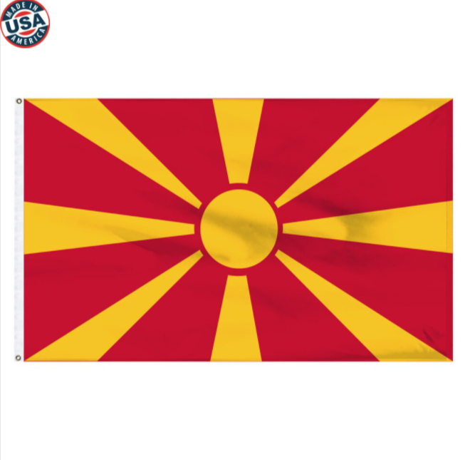 Macedonia Nylon Flag