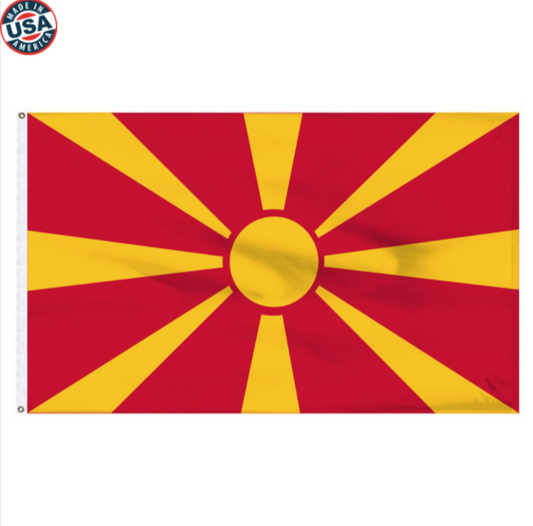 Macedonia Nylon Flag