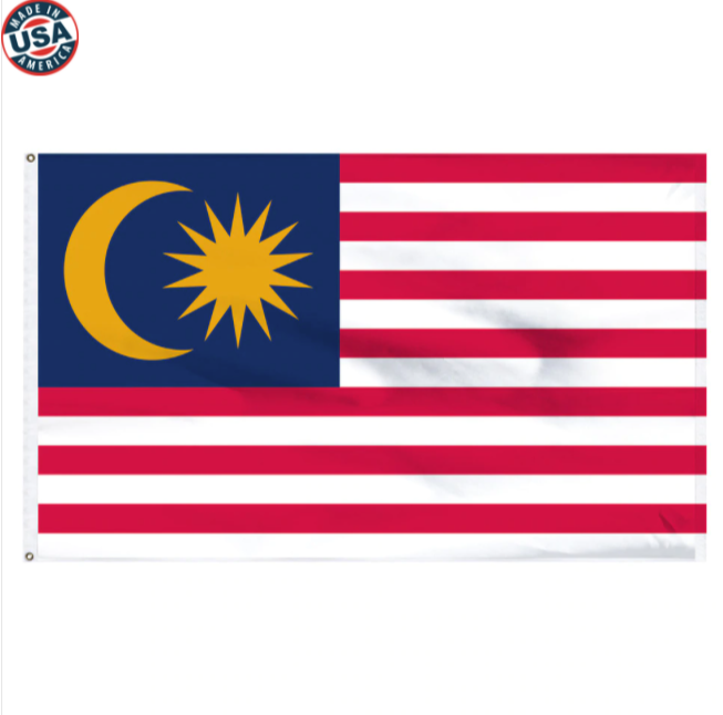 Malaysia Nylon Flag
