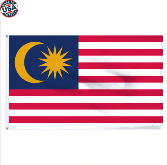 Malaysia Nylon Flag