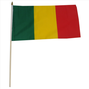 12x18" Mali stick flag