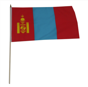 12x18" Mongolia stick flag