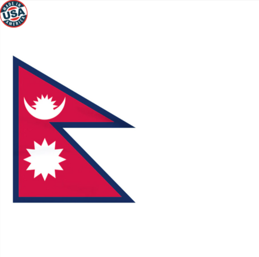Nepal Nylon Flag