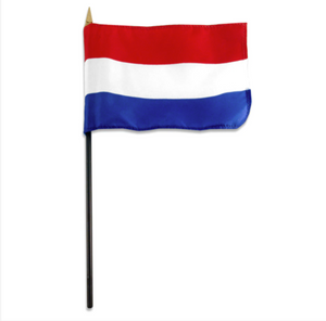 4x6" Netherlands stick flag