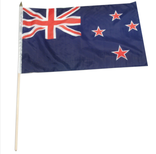 12x18" New Zealand stick flag