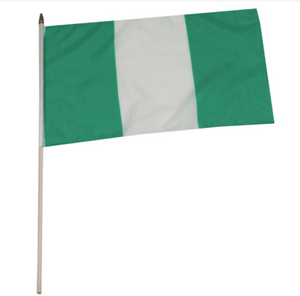 12x18" Nigeria stick flag