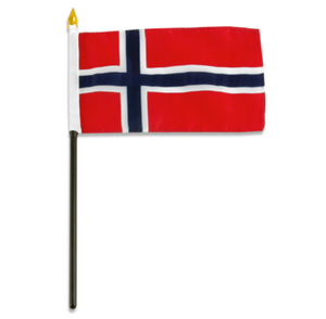 4x6" Norway stick flag