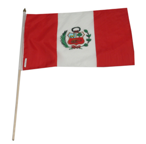 12x18" Peru stick flag