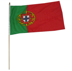 12x18" Portugal stick flag