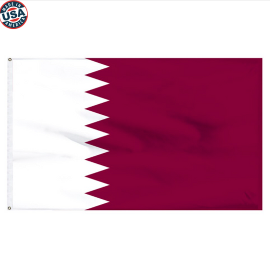 Qatar Nylon Flag