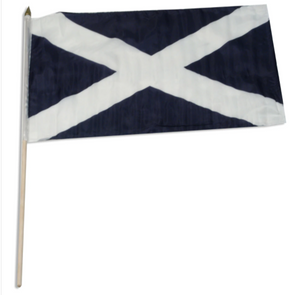 12x18" Scotland St. Andrews Cross stick flag