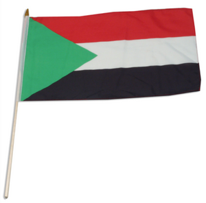 12x18" Sudan stick flag