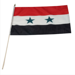 12x18" Syria stick flag