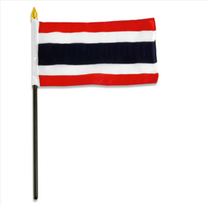 4x6" Thailand stick flag