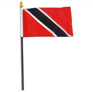 4x6" Trindad & Tobago stick flag