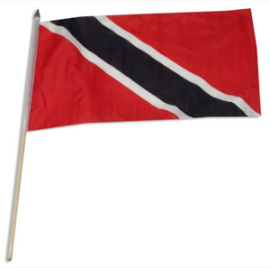 12x18" Trindad & Tobago stick flag