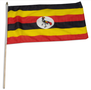 12x18" Uganda stick flag