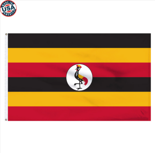 Uganda Nylon Flag
