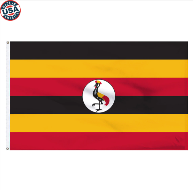 3x5' Uganda Nylon flag