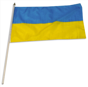 12x18" Ukraine stick flag