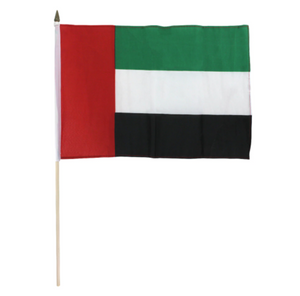12x18" United Arab Emirates stick flag
