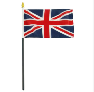 4x6" United Kingdom stick flag