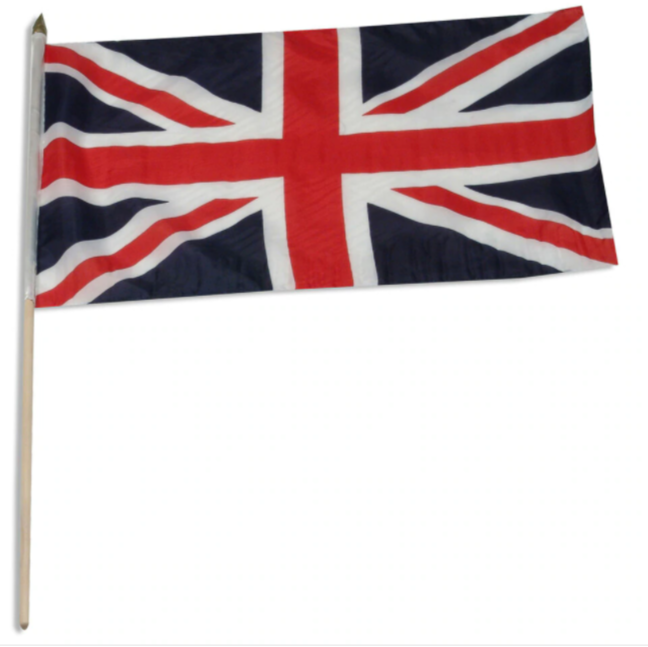 12x18" United Kingdom stick flag