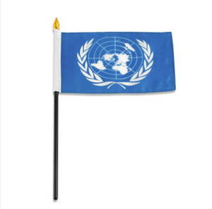 4x6" United Nations stick flag