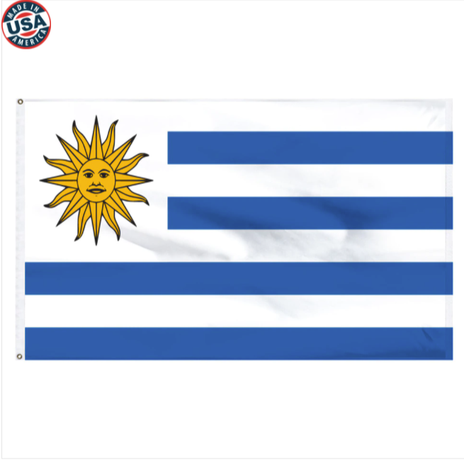 3x5' Uruguay Nylon flag