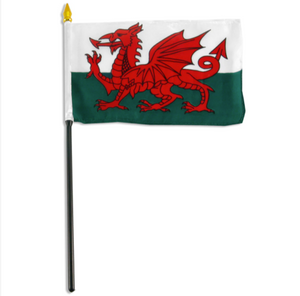 4x6" Wales stick flag