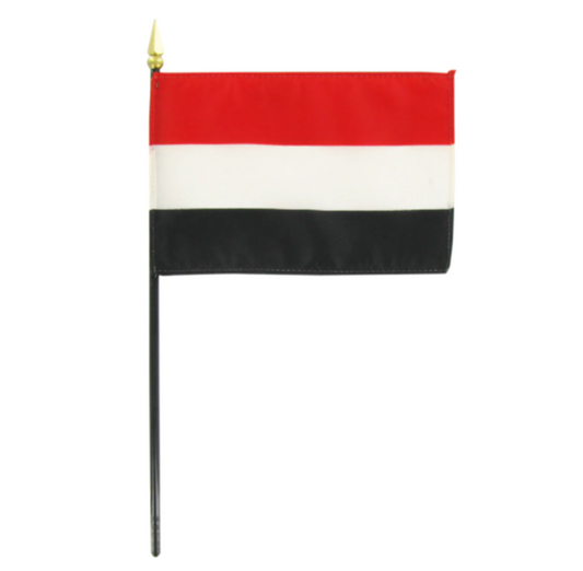 4x6 Yemen stick flag