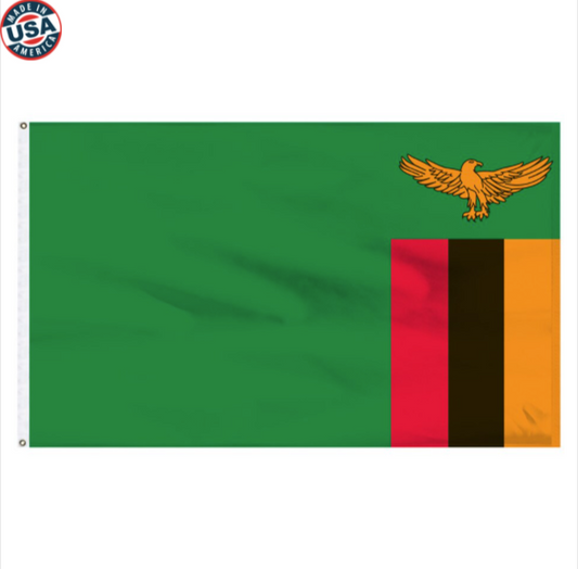 Zambia Nylon Flag