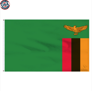 3x5' Zambia Nylon flag