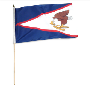 12x18" American Samoa stick flag