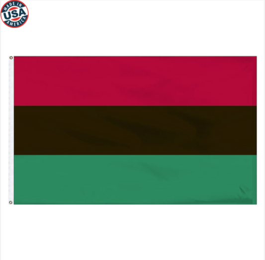 African American Nylon Flag