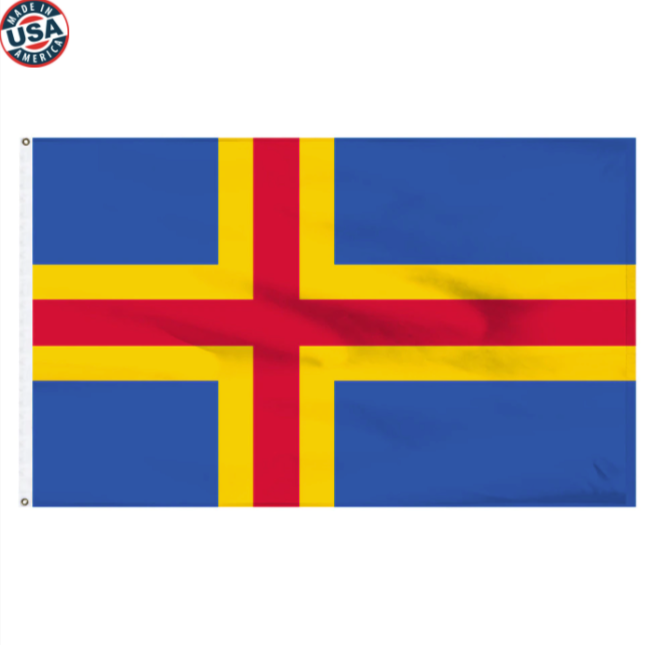 Aland Islands Nylon Flag