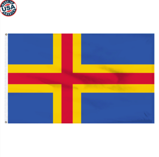 Aland Islands Nylon Flag