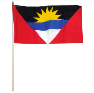 12x18" Antigua & Barbuda stick flag