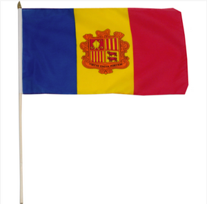 12x18"Andorra stick flag