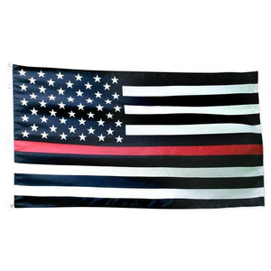 The Thin Red Line American Flag 3x5 Ft Nylon