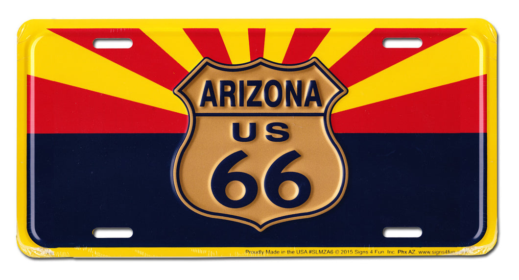 Arizona License Plate (Route 66)