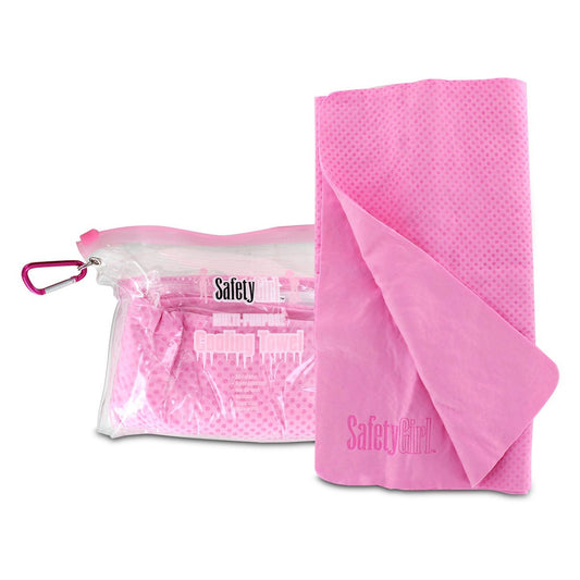 Cooling Towel - Pink Color With Carrying Case