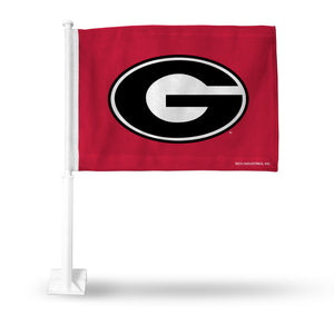 GEORGIA 'G' RED CAR FLAG
