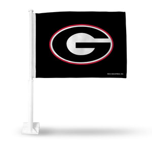 GEORGIA "G' ON BLACK CAR FLAG