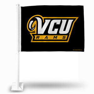 VA COMMONWEALTH BLACK BKG CAR FLAG